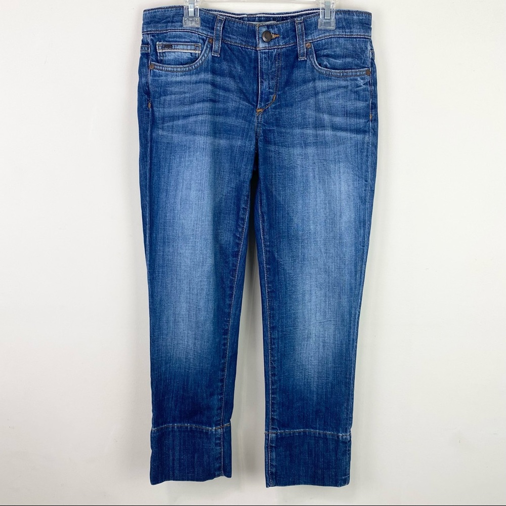 Joe's Jeans Socialite Kicker Distressed Crop Jeans Size 26
